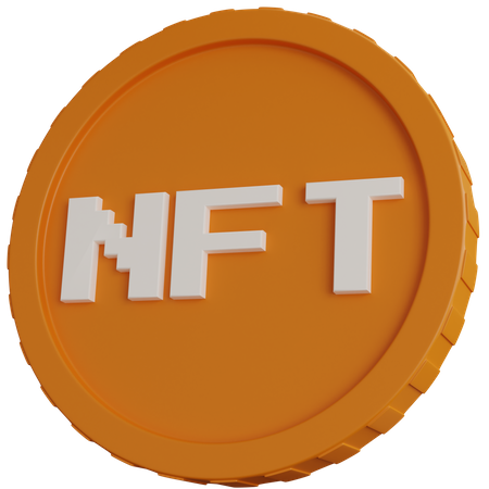 Nft Coins  3D Icon