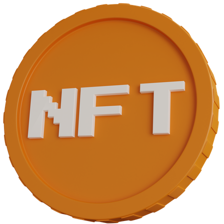 Nft Coins  3D Icon