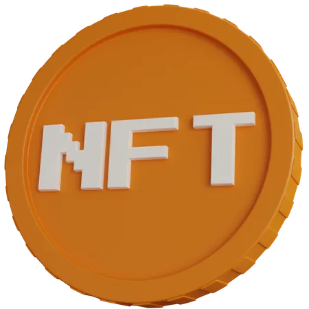3 D Rendering Nft Coins Isolated 3D Icon