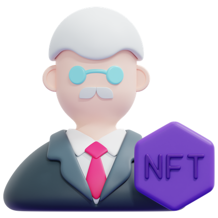 Collecteur nft  3D Icon