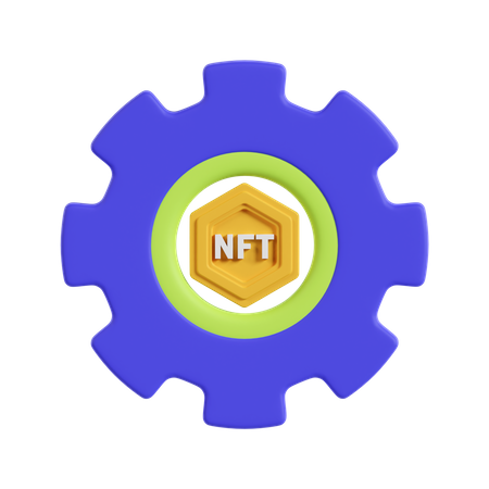 Nft Configuration  3D Icon