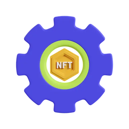 Nft Configuration  3D Icon