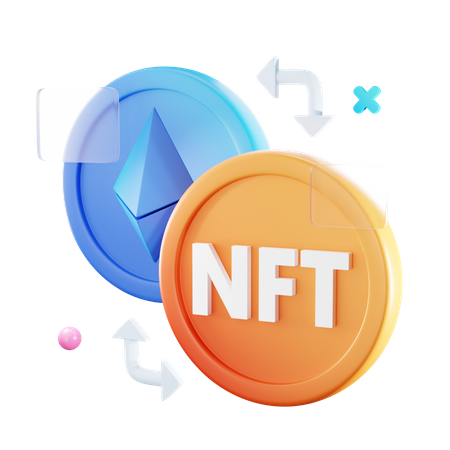 Nft Conversion  3D Icon