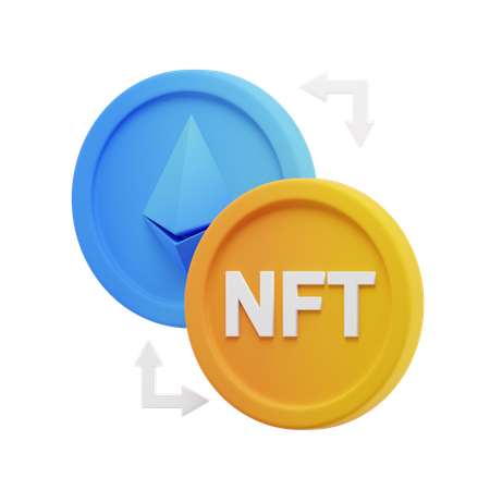 Nft Conversion  3D Icon