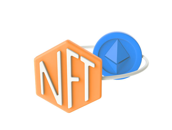 Nft Conversion 3D Illustration