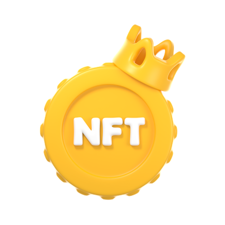 Coroa nft  3D Icon