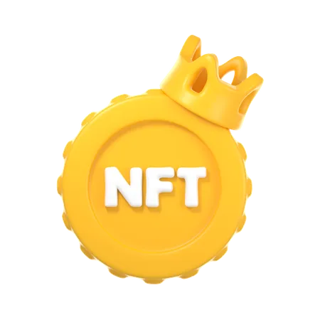 Coroa nft  3D Icon