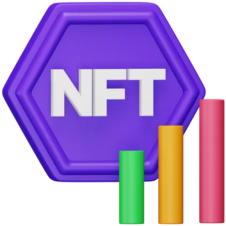 Croissance nft  3D Icon