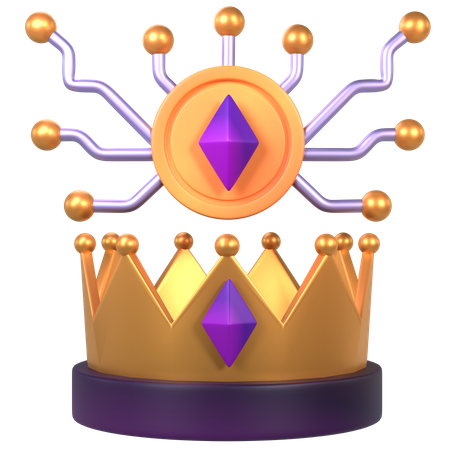 NFT Crown 3D Icon