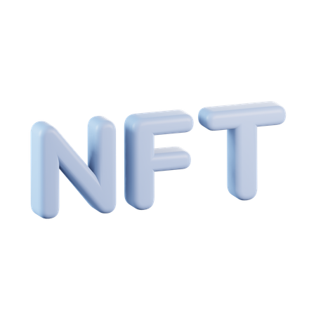 NFT currency  3D Icon