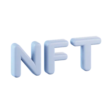 NFT currency  3D Icon