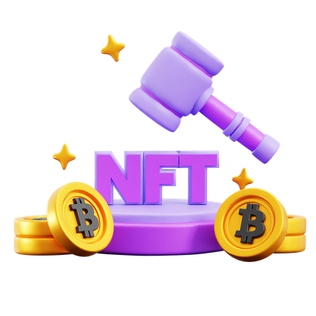 NFT deal  3D Icon