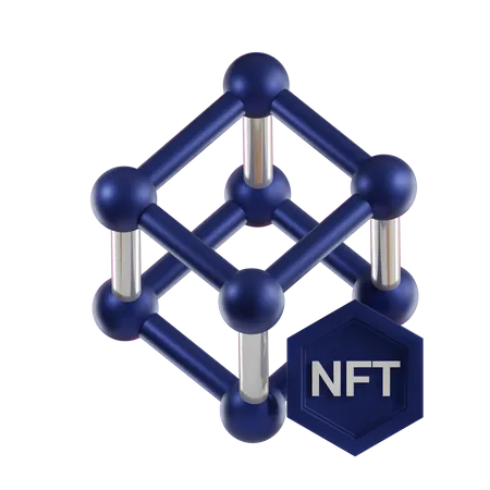 Nft décentralisé  3D Icon