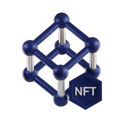 Nft descentralizado  3D Icon