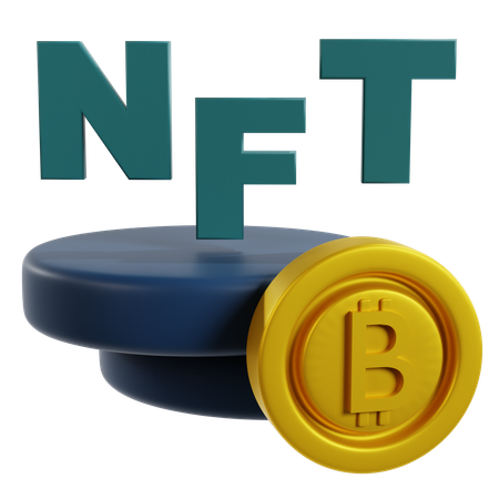 NFT Digital Asset  3D Icon