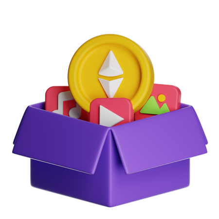 Nft Digital Assets  3D Icon
