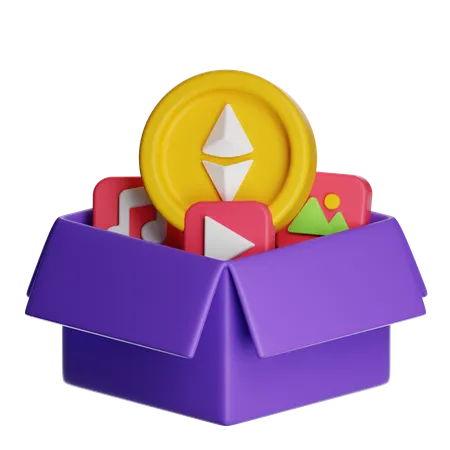 Nft Digital Assets  3D Icon