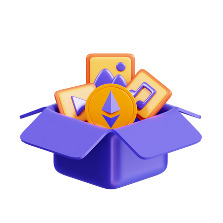 Nft Digital Assets  3D Icon