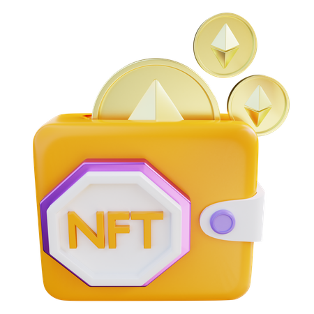 Nft Digital Wallet  3D Icon