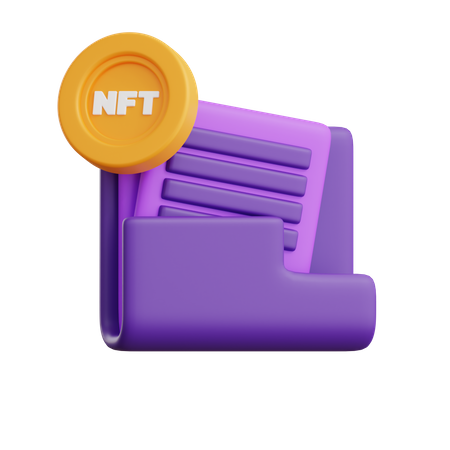 Nft Document  3D Icon