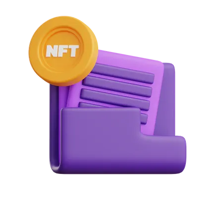 Nft Document  3D Icon