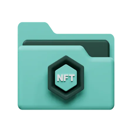Icone 3 D Du Fichier NFT 3D Icon