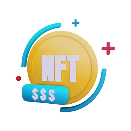 Nft Dollar  3D Illustration