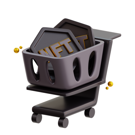 NFT-Shopping  3D Icon