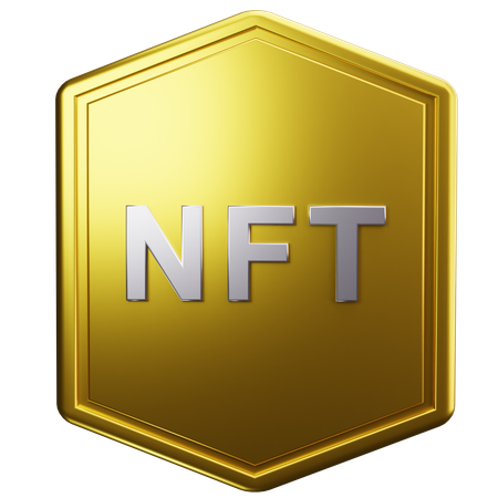 Emblema nft  3D Icon