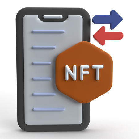 Nft en ligne  3D Icon