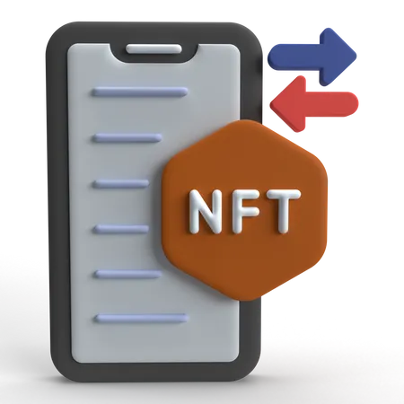 Nft en ligne  3D Icon