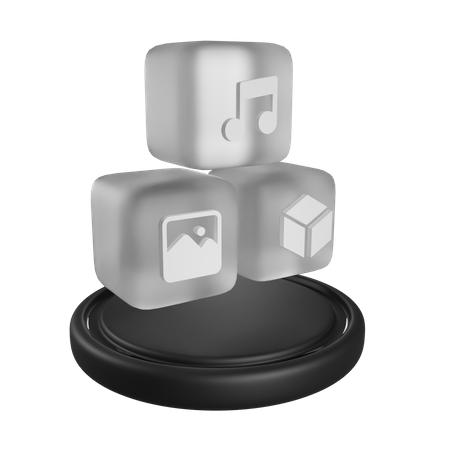 Nft Entertainment  3D Icon