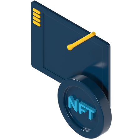 NFT-Erstellung  3D Illustration