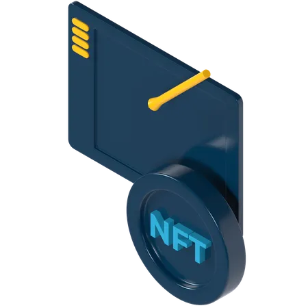 NFT-Erstellung  3D Illustration