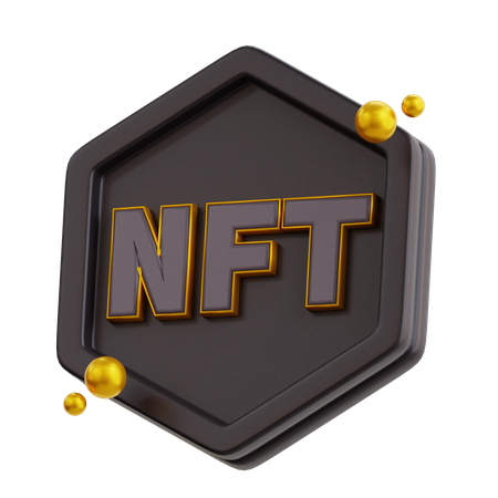 Escudo nft  3D Icon