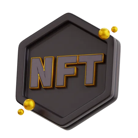 Escudo nft  3D Icon