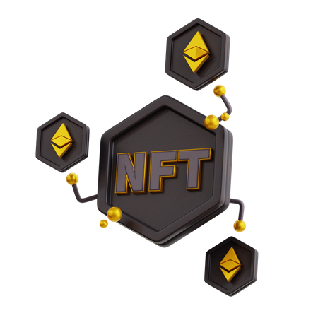 Nft Ethereum Exchange  3D Icon