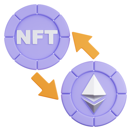 Nft Exchange  3D Icon