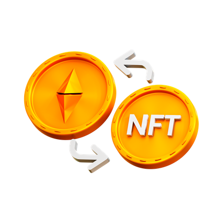 NFT Exchange  3D Icon