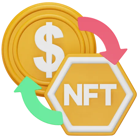 Nft Exchange  3D Icon
