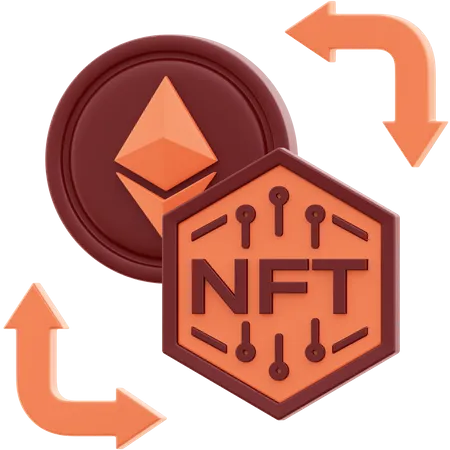 NFT Exchange  3D Icon