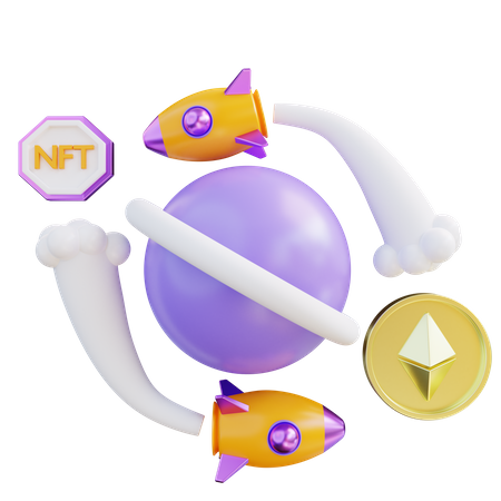Nft Exchange 3D Icon
