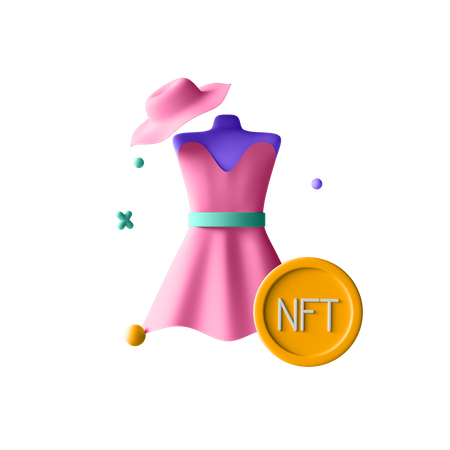 NFT Fashion  3D Icon