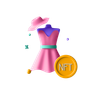 nft fashion cloths emoji 3d