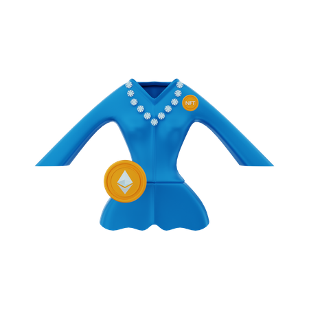 NFT fashion asset  3D Icon