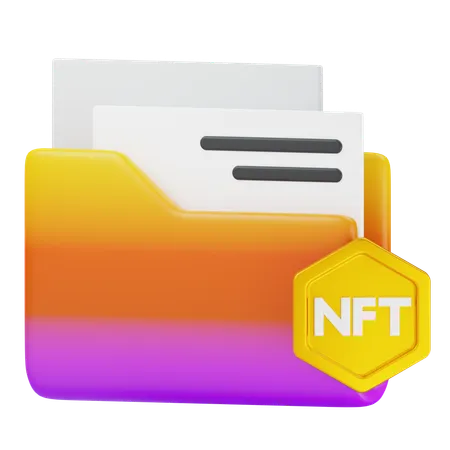 Nft File  3D Icon