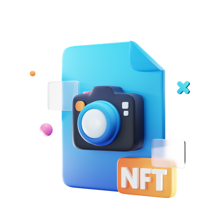 Nft File  3D Icon