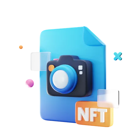 Nft File  3D Icon