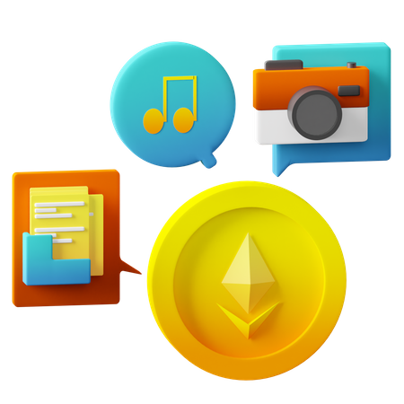 NFT File  3D Icon