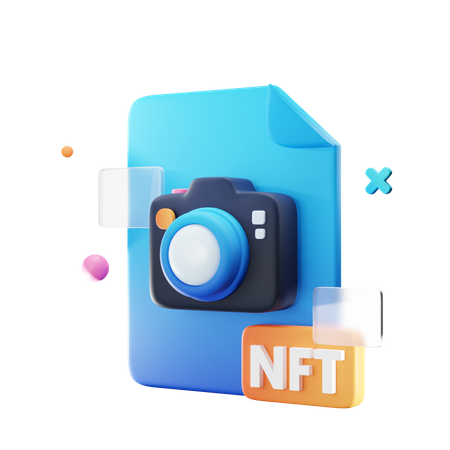 Nft File  3D Icon